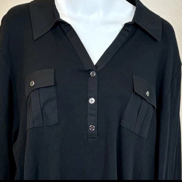 Karen Scott 100%cotton shirt sz. 2X - Picture 2 of 8